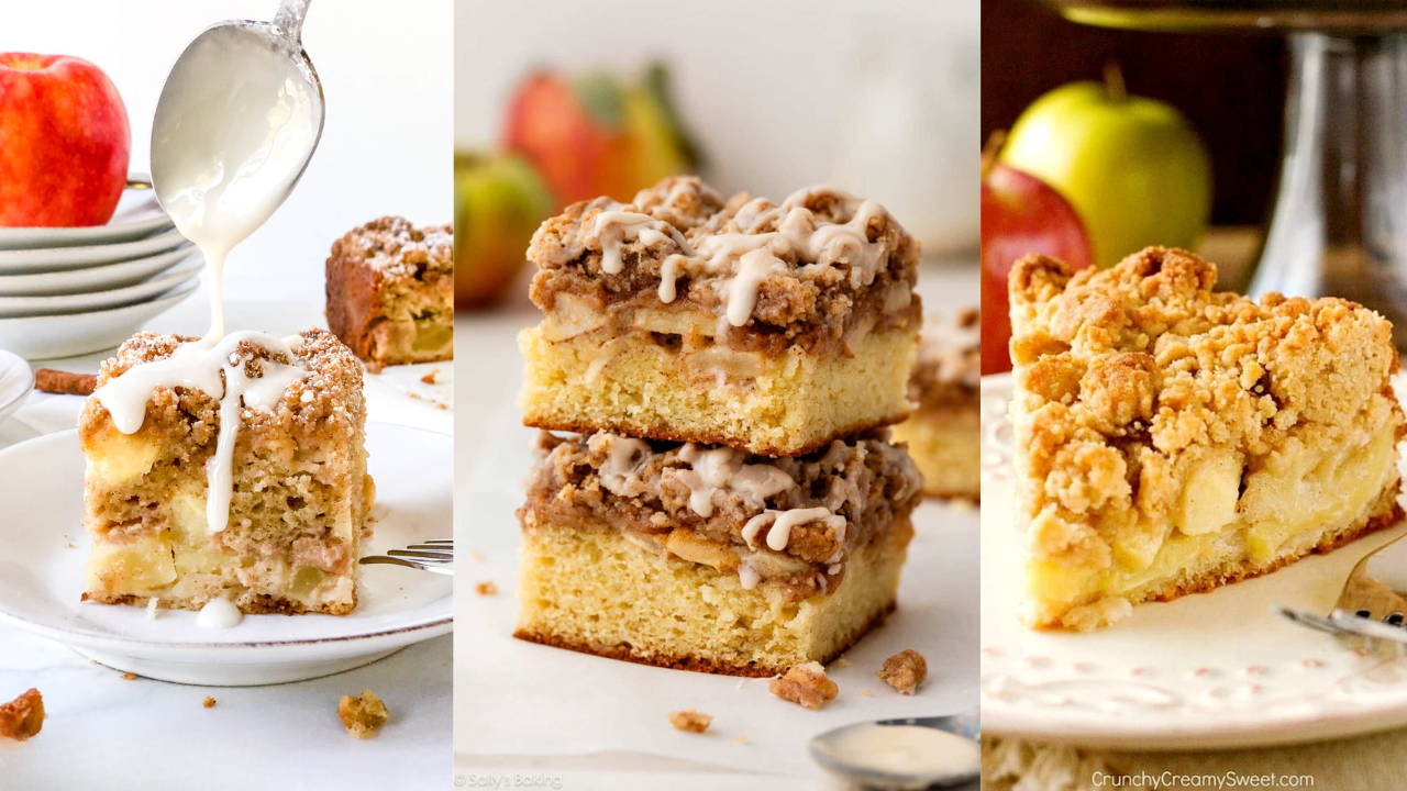 Honey Apple Crumb Cake Recipe